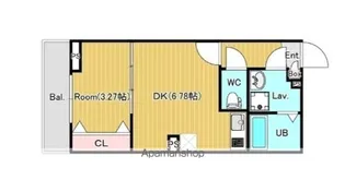 ラテンドール東千葉【1階】の間取り