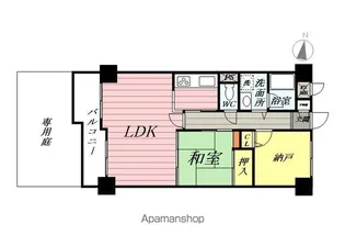 ライオンズマンション菊名第3【1階】の間取り
