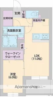 ルーチェ 国立 ノード【2階】の間取り