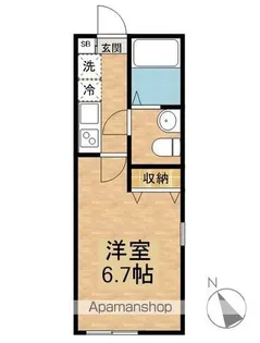 パルク井の頭【1階】の間取り