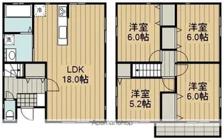 東京都西多摩郡瑞穂町大字箱根ケ崎【一戸建】の間取り