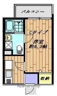 リヴテラス立川【1階】の間取り