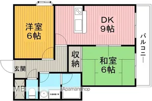 セランジュ豊中【6階】の間取り
