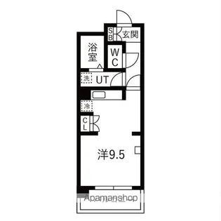 ライオンズマンション徳川【208号室】の間取り