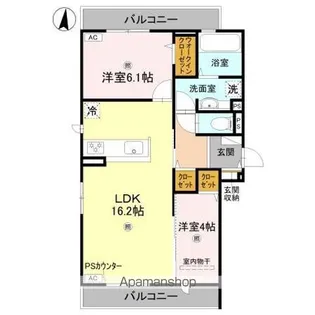 loup de mer【3階】の間取り