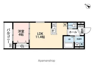 ROBOT HOME 高宮【1階】の間取り