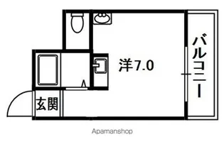 忍ヶ丘マンション【403号室】の間取り