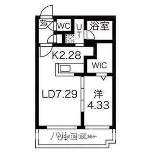 SーRESIDENCE西町【4階】の間取り