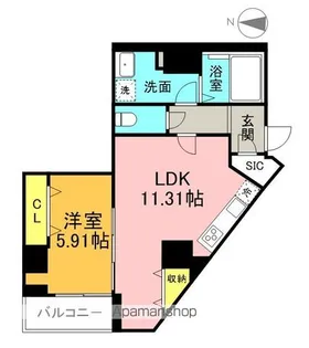 DAIWA GRACE MAISON KAMEIDO【1階】の間取り