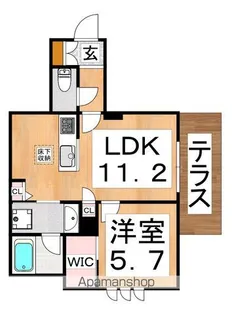 グランノーブル【1階】の間取り