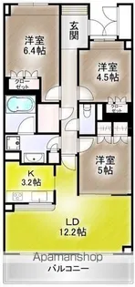 SーFORT横浜青葉台【5階】の間取り