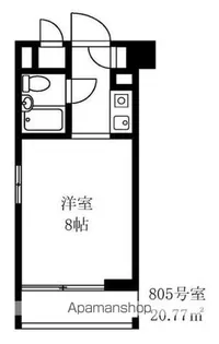 九段フラワーホーム【8階】の間取り