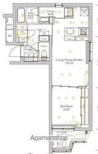 ミライズ中野哲学堂レジデンス【2階】の間取り