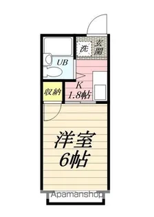 シティハイム池上B棟【1階】の間取り
