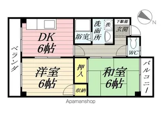 マンション勝【3階】の間取り