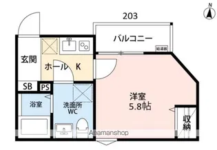 ISARHAUS蒔田【3階】の間取り