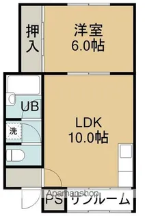 コーポKENⅢ(コーポケンスリー)【103号室】の間取り