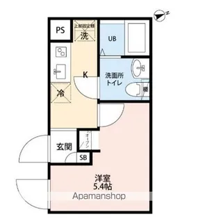 エーテラス赤羽【3階】の間取り