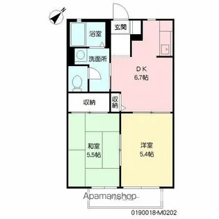 レジデンス M【202号室】の間取り