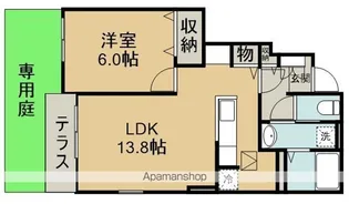 バーントシェンナ Ⅱ【1階】の間取り