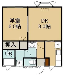 コーポ金沢【101号室】の間取り