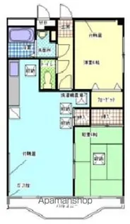 グレースマンション栄【2階】の間取り