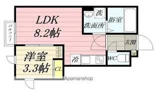 デュマンⅠ【1階】の間取り