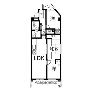 BUILD延珠【4階】の間取り