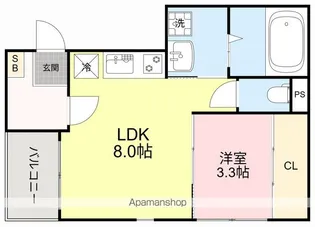 LIVELLE KITASENDAI【2階】の間取り