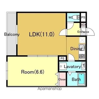 ジーメゾン千葉イースト【3階】の間取り