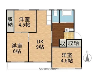 ヒルトップ長野【5階】の間取り