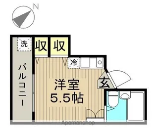 KOSMY岡山【2階】の間取り