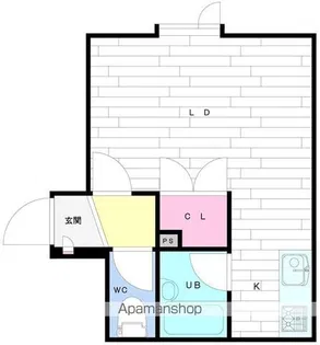 キャメロットⅡ【211号室】の間取り