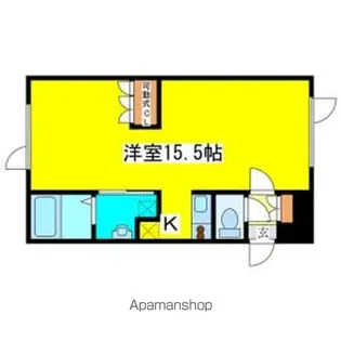 ル・フォート清田Ⅱ【201号室】の間取り