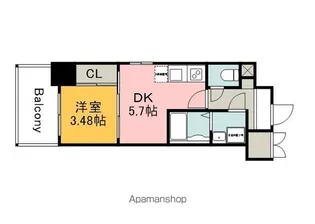 Bloom大須賀町【8階】の間取り