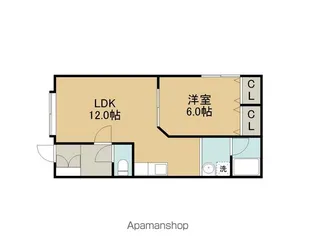 コーポ翼2【202号室】の間取り