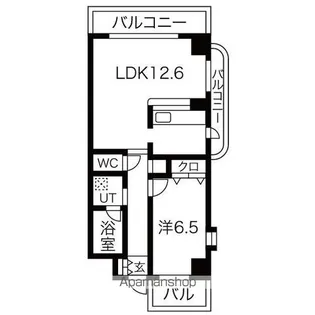 音羽壱番館SAKAE【201号室】の間取り