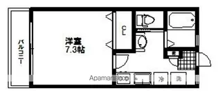 MYハイツ2号館【1階】の間取り
