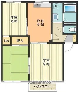 フレグランス大野【1階】の間取り