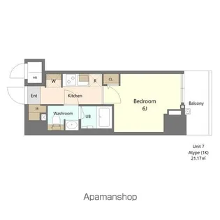 S−RESIDENCE松戸IRISE【7階】の間取り