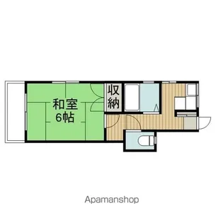 第二かずさ荘【1階】の間取り