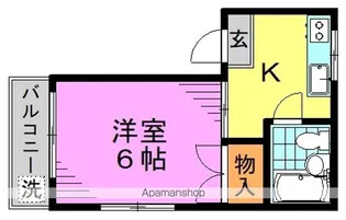 メゾン阿佐ヶ谷【2階】の間取り