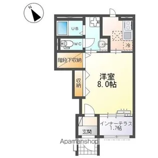 大曽根原町アパート②【1階】の間取り