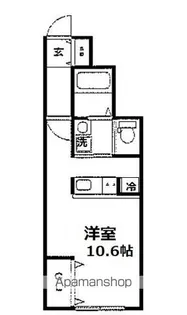 グランディオーサ北仙台【1階】の間取り