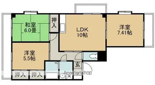 サンヴェール小泉【4階】の間取り
