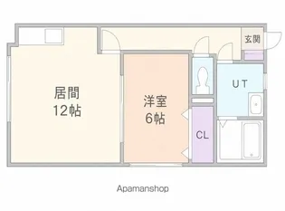 ルレオ花川東【101号室】の間取り