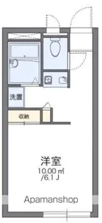 レオパレス刈原【208号室】の間取り