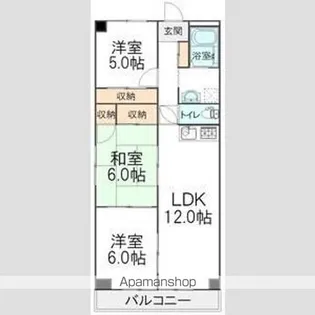 ピュアリティ柏【1階】の間取り