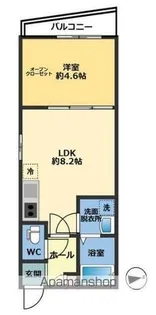 メゾン・ドゥ・アッシュ松戸【3階】の間取り