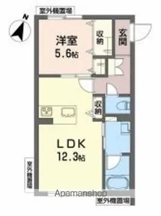 シャーメゾン パン サンク【1階】の間取り